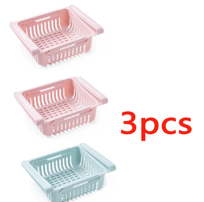 Cesta Organizadora de Refrigerador Extensible Multiuso para Cocina - Image 9
