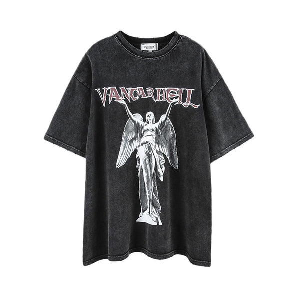 Camiseta Estampada de Manga Corta para Hombre