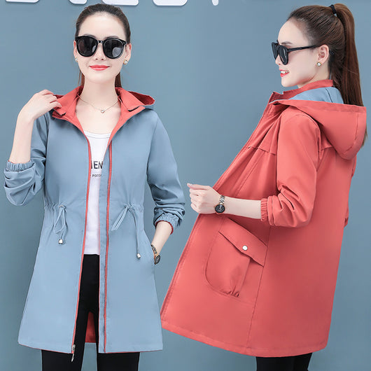 Abrigo Reversible Primavera Otoño para Mujer - Image 4