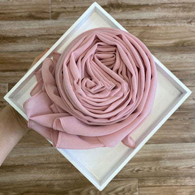 Pañuelo Hijab de Gasa Perlada Liso para Mujer - Image 22