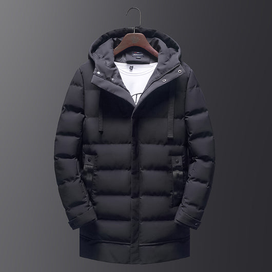 Chaqueta Acolchada de Plumas para Hombre - Corte Medio - Image 7
