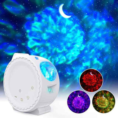 Lámpara Proyectora de Cielo Estrellado con LED y Control Táctil