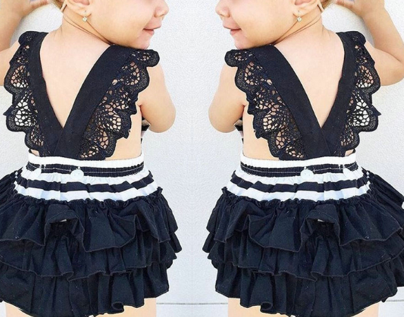 Pelele de Encaje para Bebé - Traje de Gateo Recién Nacido