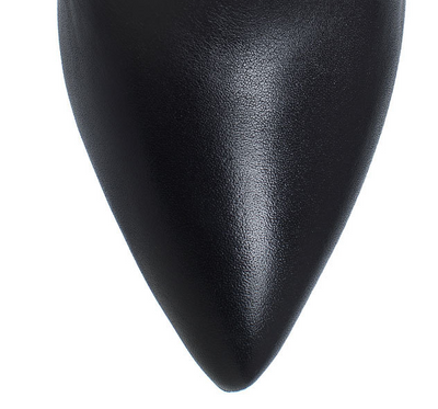 Botas Stiletto Tobilleras Impermeables con Plataforma y Punta Afilada - Image 8