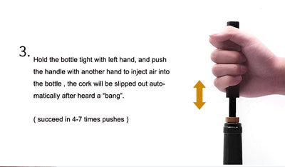 Abridor de Botellas de Vino con Bomba de Aire - Sacacorchos Profesional Acero Inoxidable - Image 22
