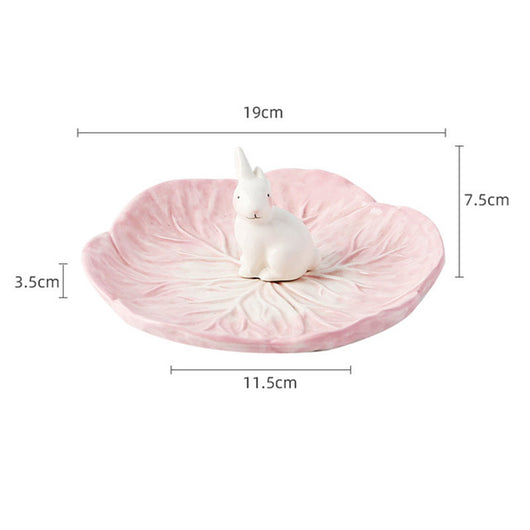 Vajilla Infantil de Cerámica Pintada a Mano con Animales Lindos de Pascua - Platos y Tazones para Ensaladas, Frutas y Postres - Image 11