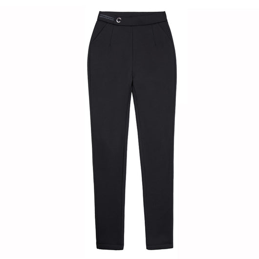 Pantalones de Invierno en Terciopelo de Cordero con Elasticidad para Mujer - Image 4