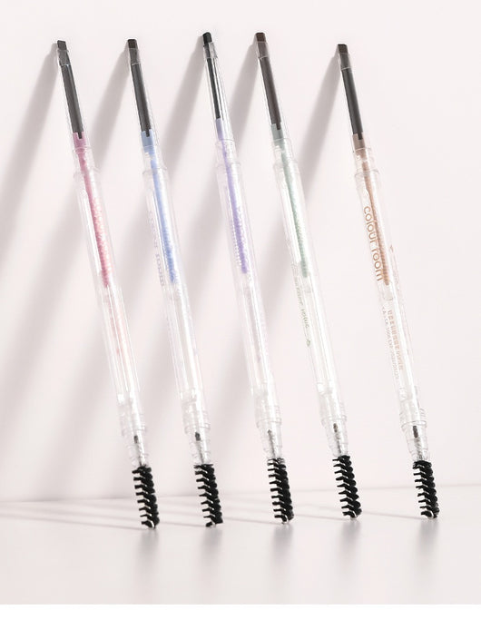 Lápiz de Cejas Doble Punta Ultrafino Impermeable de Larga Duración - Image 17
