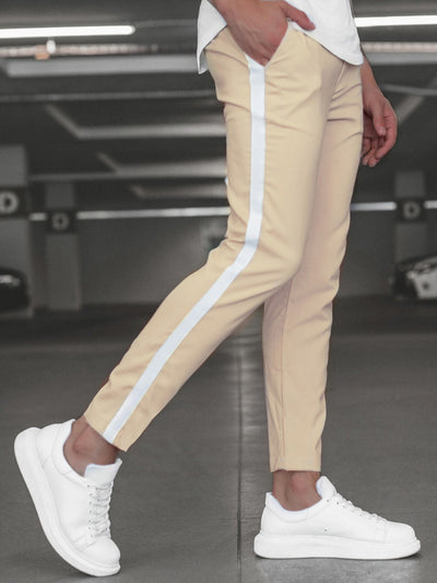 Pantalones Slim Ajustados con Rayas Horizontales para Hombre - Image 25