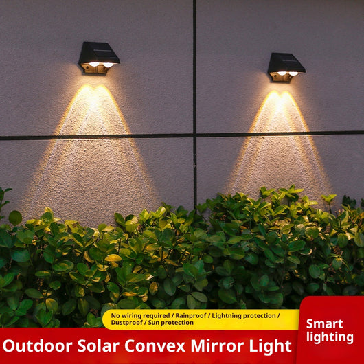 Lámpara Solar LED para Pared Exterior - Iluminación Inteligente para Jardín