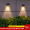 Lámpara Solar LED para Pared Exterior - Iluminación Inteligente para Jardín