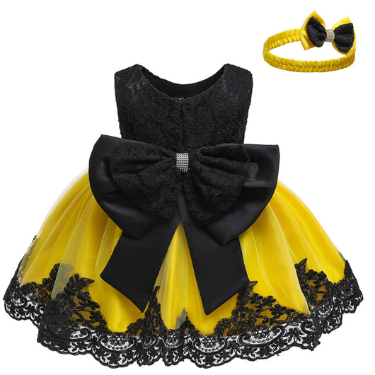 Vestido de Encaje con Falda Voluminosa - Image 24