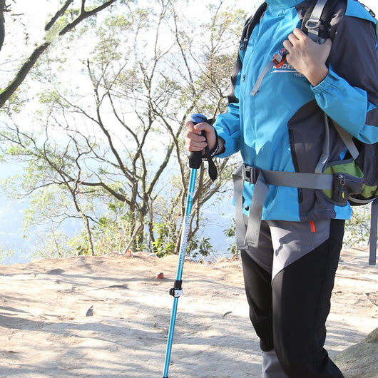 Bastón de Trekking Aluminio Mango Recto - Ligero y Resistente