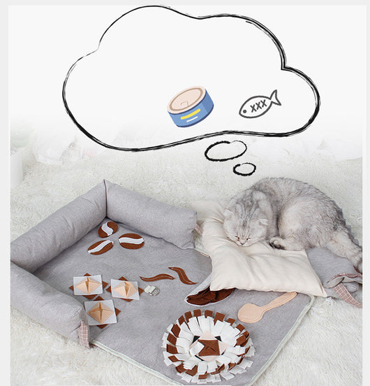 Tapete Interactivo para Perros con Sniffing Pad - Juguete Antiestrés y Comedero Lento - Image 5