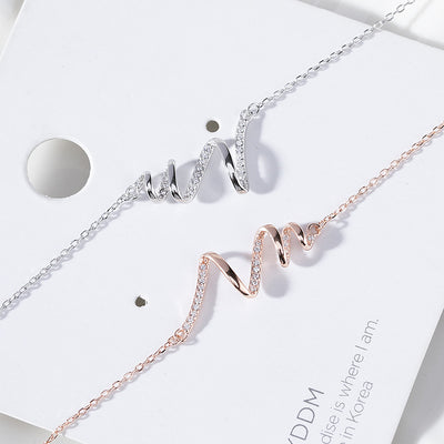 Collar Latido del Corazón en Plata 925