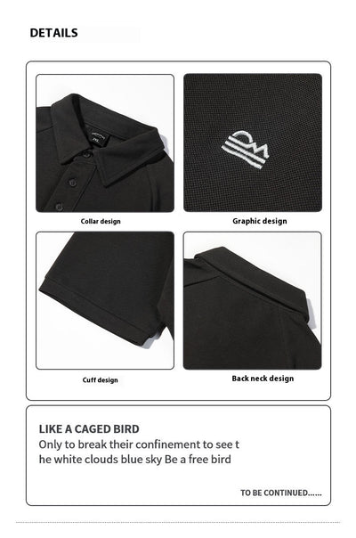 Polo Deconstruido con Costuras Americanas de Manga Corta para Hombre - Image 10