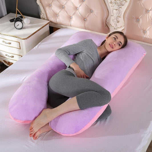 Almohada de Maternidad en Forma de U - Soporte Ergonómico para Embarazadas