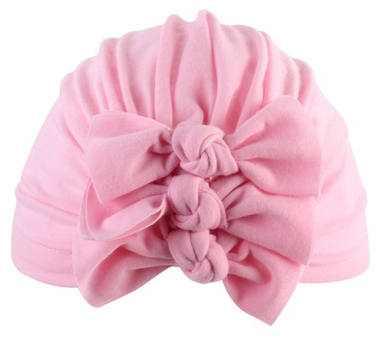 Gorro para bebé con lazo plisado - Image 21
