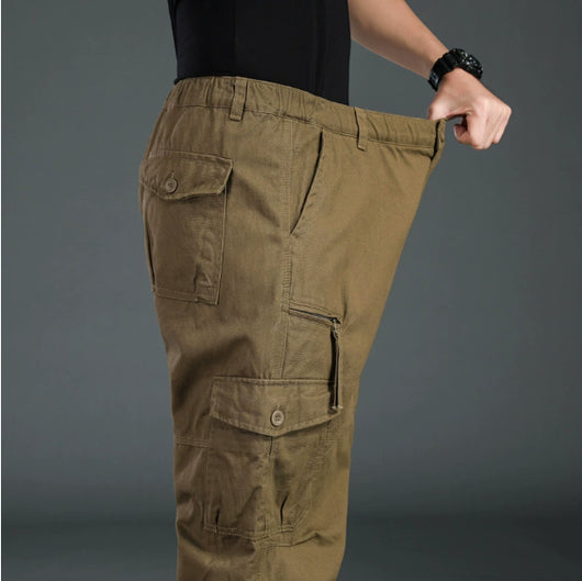 Pantalones Casuales Relajados de Cintura Alta con Aislamiento Térmico para Hombre - Image 14
