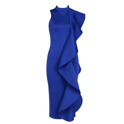 Vestido sin mangas con volantes y costuras decorativas - Image 18