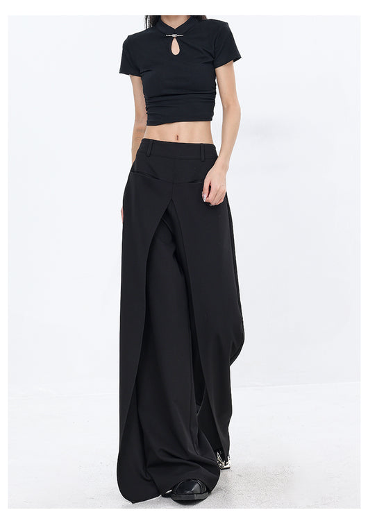Pantalones Sueltos Negros Casuales para Mujer - Corte Recto - Image 17