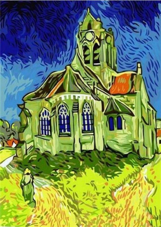 Kit de Pintura por Números Digital - La Noche Estrellada sobre el Ródano de Van Gogh - Image 12
