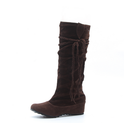 Botas Altas de Tacón para Mujer con Borlas - Talla Grande - Image 6