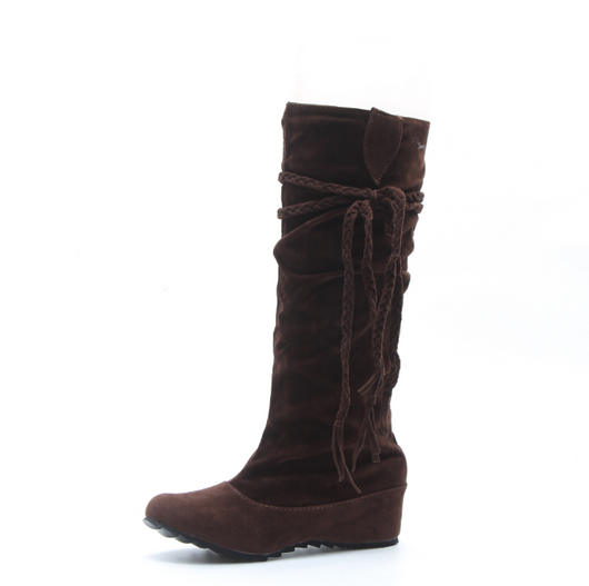 Botas Altas de Tacón para Mujer con Borlas - Talla Grande - Image 6
