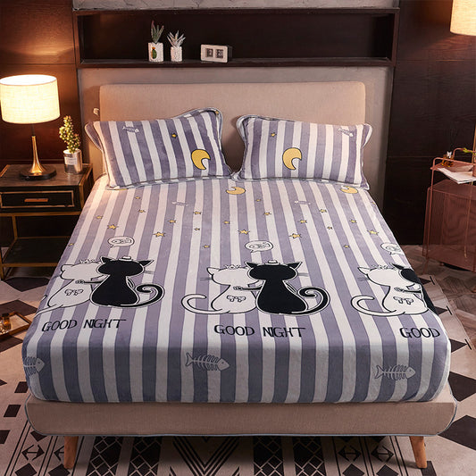 Cobertor de Cama de Franela Gruesa con Gorro - Abrigo Máximo