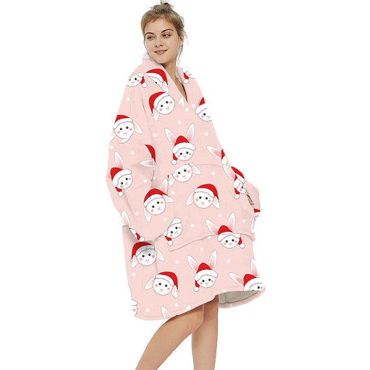 Sudadera Manta Cálida Estampada para Relajarse - Image 2