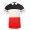 Polo Shirt Bicolor con Costuras Contrastantes para Hombre