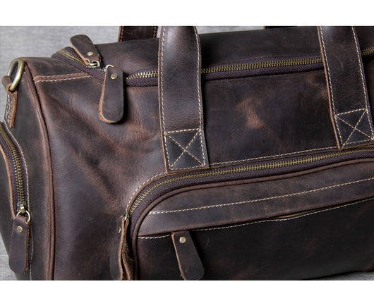 Bolso de Viaje en Cuero Genuino Premium - Image 7