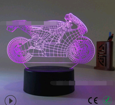 Lámpara de Noche LED 3D Búho Táctil Multicolor - Image 22