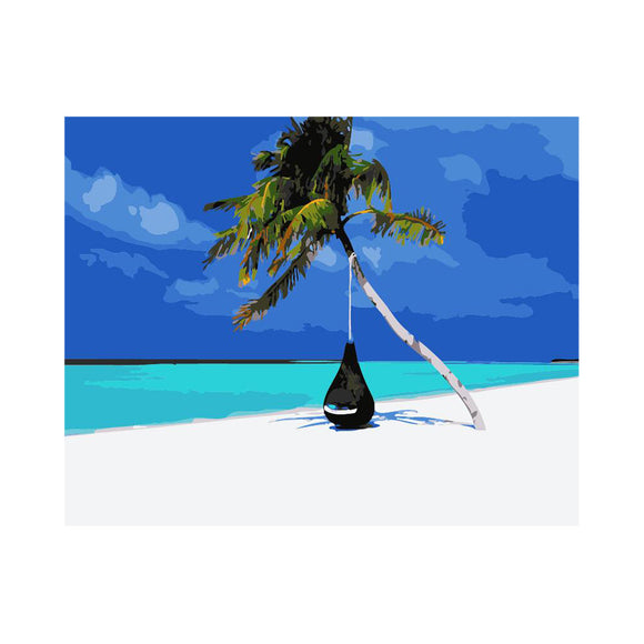 Kit de Pintura por Números - Hamaca de Playa