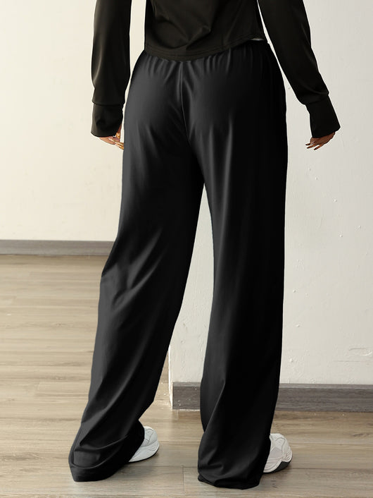 Pantalones Deportivos Mujer Cintura Ajustable Contraste de Colores - Image 20