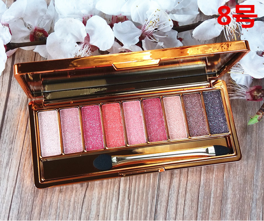 Paleta de Sombras Winnie 9 Colores con Brillo Diamante - Maquillaje Profesional - Image 13