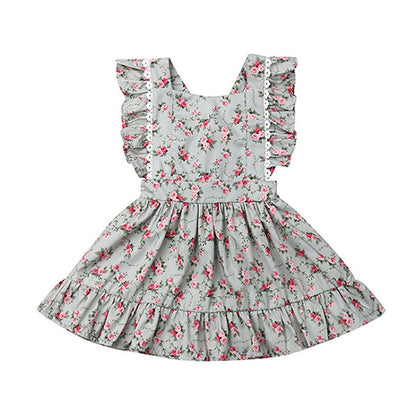 Vestido Infantil Estampado Floral - Image 15
