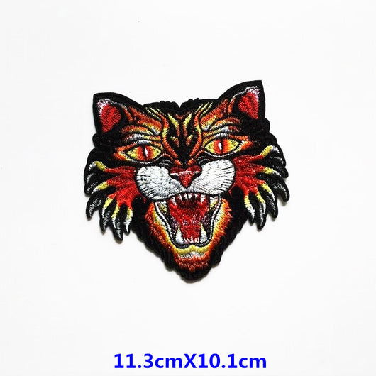 Parche Bordado de Cabeza de Tigre Micro Capítulo - Image 12