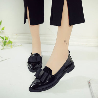 Zapatos Planos Puntiagudos de Color Sólido para Mujer - Image 3