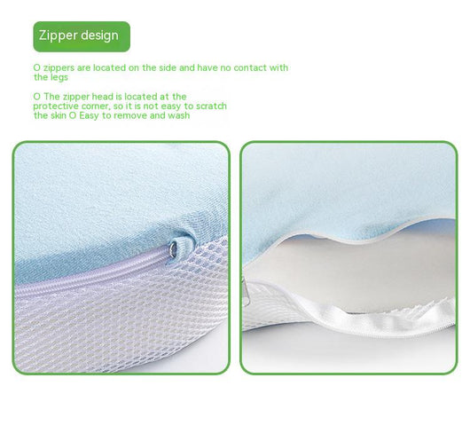Almohada Ergonómica Dual para Rodilla y Piernas - Espuma Viscoelástica para Embarazo y Descanso Lateral - Image 9