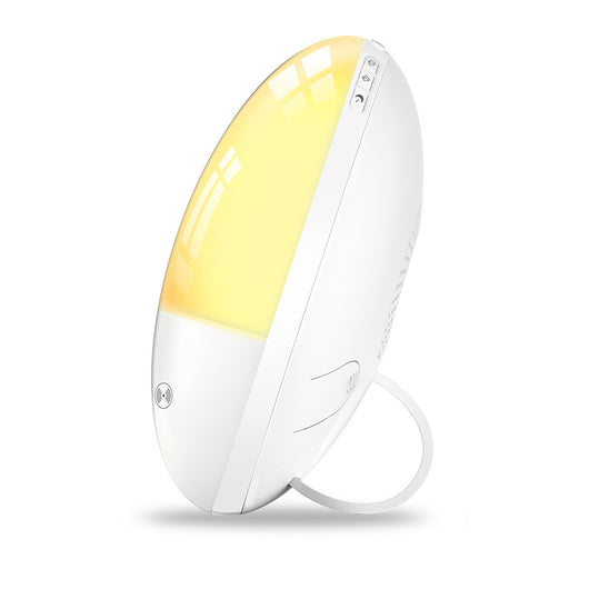 Lámpara Despertador Inteligente WiFi con Simulación de Amanecer y Carga Inalámbrica