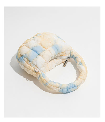 Bolso Nube Acolchado con Pliegues - Cartera de Nylon Puff - Image 4
