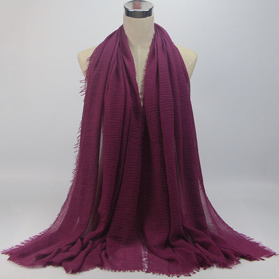 Pañuelo Versátil de Algodón y Lino para Mujer - Image 27