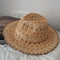 Sombrero Vaquero Retro de Paja con Estilo Occidental Auténtico