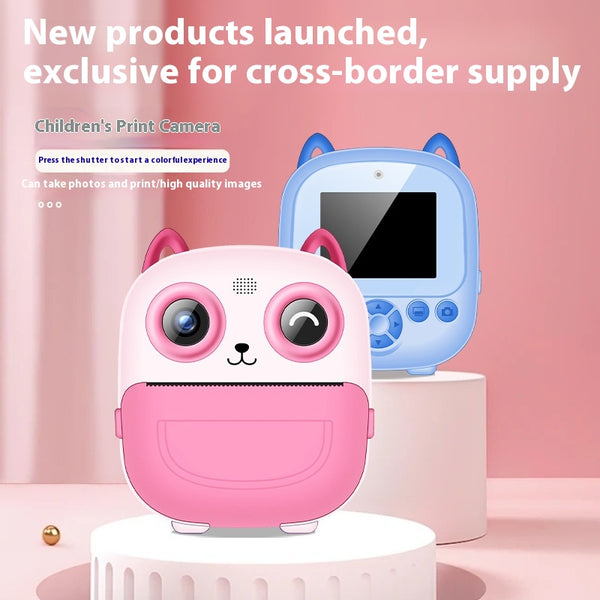 Cámara Digital Instantánea para Niños con Impresión de Fotos HD