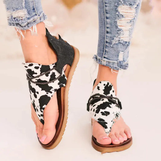 Sandalias Planas Ligeras Talla Grande para Mujer - Comodidad sin Compromiso - Image 2