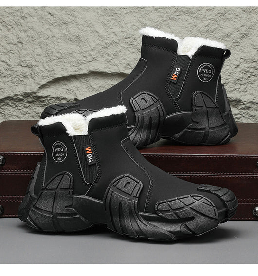 Botas Martin de Trabajo con Forro Polar y Diseño Sólido para Hombre - Image 14
