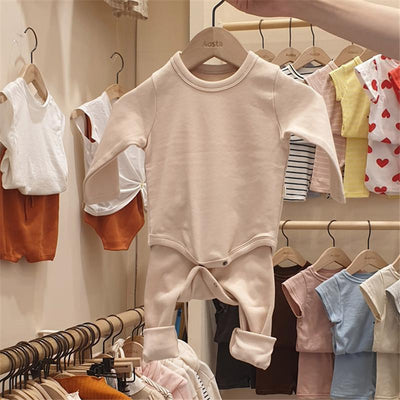 Conjunto de Pijama Otoñal para Bebé - Pantalones Largos de Algodón - Image 16