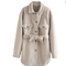 Abrigo de Lana Cálido con Textura Lanuda - Chaqueta de Invierno Premium