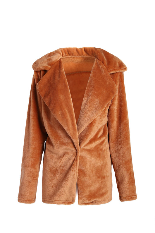Blazer Slim Fit de Felpa Premium con Solapa Elegante - Image 6